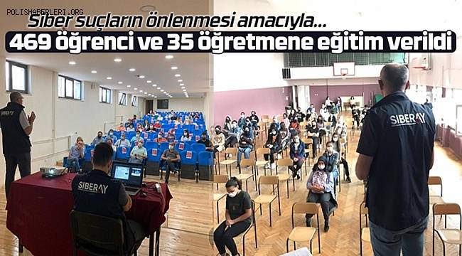 Sakarya Siber ekiplerince 469 öğrenci ve 35 öğretmene eğitim verildi