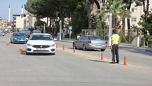 Sarıgöl emniyetinden geniş çaplı asayiş ve trafik uygulaması