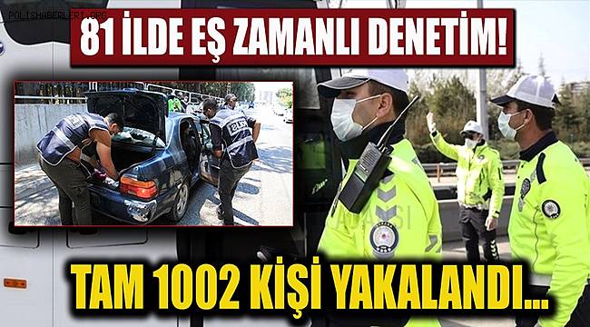 Ülke genelinde 47 bin 167 Personelin Katılımıyla “Huzurlu Sokaklar ve Narkotik Suçları Önleme Uygulaması” Gerçekleştirildi