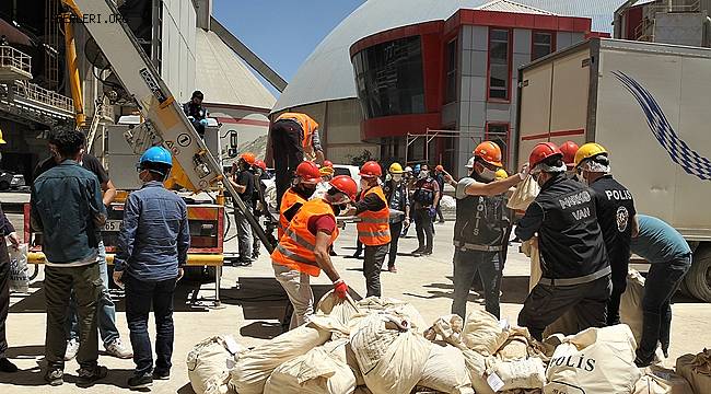 Van’da 4,5 ton uyuşturucu bin derecelik fırınlarda imha edildi