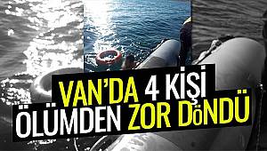 Van’da boğulmak üzere olan 4 kişi kurtarıldı
