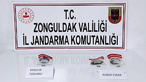 Zonguldak'ta üzerinde uyuşturucu ile yakalandı