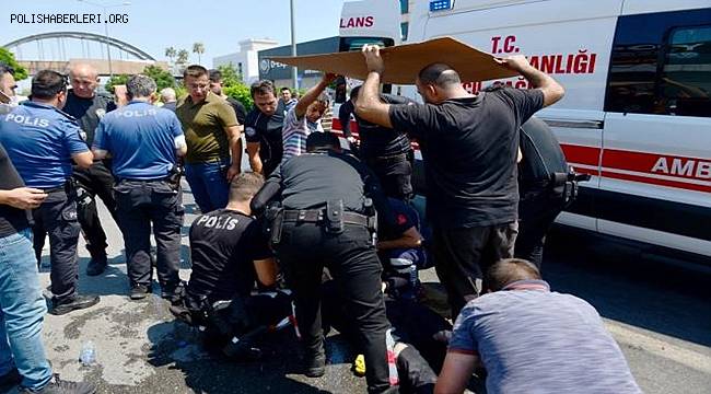Adana'da silahlı yaralama olayına giden yunus ekipleri kaza yaptı