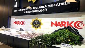 Ankara'da son bir haftada düzenlenen uyuşturucu operasyonlarında 32 kişi tutuklandı