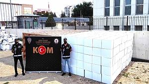 Bursa’da düzenlenen kaçak makaron operasyonunda 9 milyon 400 bin adet ele geçirildi