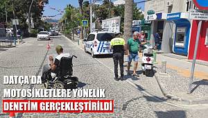 Datça’da motosikletlere yönelik denetim gerçekleştirildi