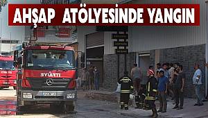 Gaziantep'te Ahşap Atölyesinde Yangın