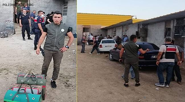 Gaziantep'te JASAT ekipleri horoz dövüştürülen çiftliğe baskın düzenledi 40 kişiye 60 bin lira ceza
