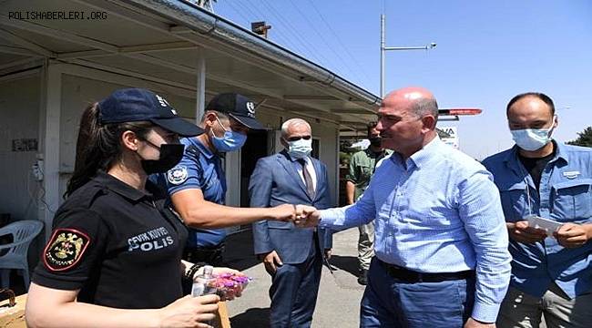 İçişleri Bakanı Süleyman Soylu Kilis'te 