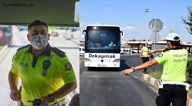 Adana'da şehirler arası yolcu otobüsleri polis ekiplerince denetlendi