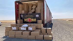 Aksaray'da 13 milyon makaron ele geçirildi