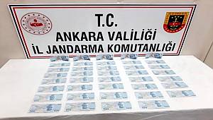 Ankara'daki yolcu, üzerinde sahte parayla yakalandı 