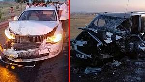 Dört aracın sebep olduğu zincirleme kazada can pazarı yaşandı 22 kişi yaralandı