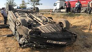 Gaziantep'te 3 aracın karıştığı trafik kazasında 7 kişi yaralandı