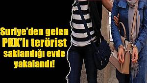 Her yerde aranan PKK'lı terörist saklandığı evde yakalandı