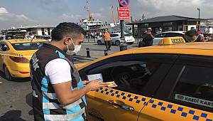 İstanbul'da taksilere yönelik denetimler sürüyor