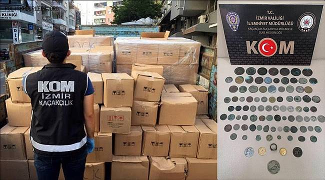 İzmir'deki kaçakçılık operasyonlarında 16 şüpheli yakalandı