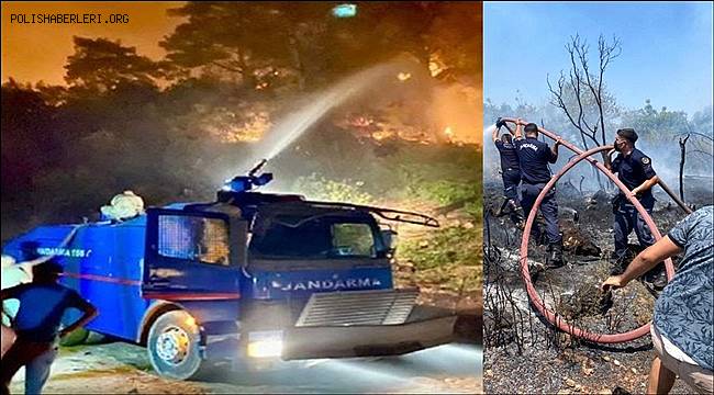 Jandarma Genel Komutanlığı 2 bin 310 personeliyle yangınla mücadele ediyor