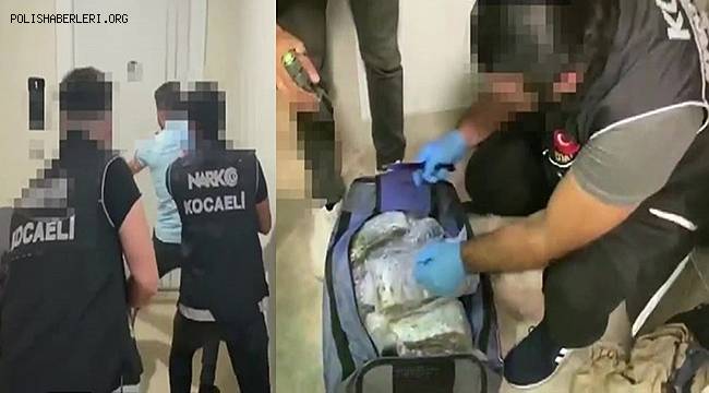 Kocaeli polisinden nefes kesen uyuşturucu operasyonu 12 kilo 900 gram skunk ele geçirildi