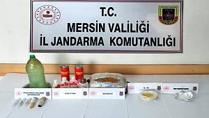 Mersin'de jandarmadan uyuşturucu operasyonu 1 gözaltı