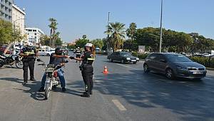 Mersin'de motosiklet denetimi gerçekleştirildi