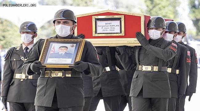 Pençe-Şimşek harekatında şehit düşen Cengizhan Kaplan son yolculuğuna uğurlandı