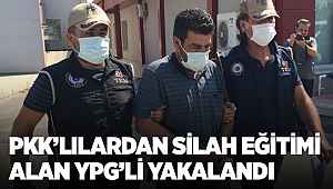 PKK'lılardan silah eğitimi alan YPG'li yakalandı 