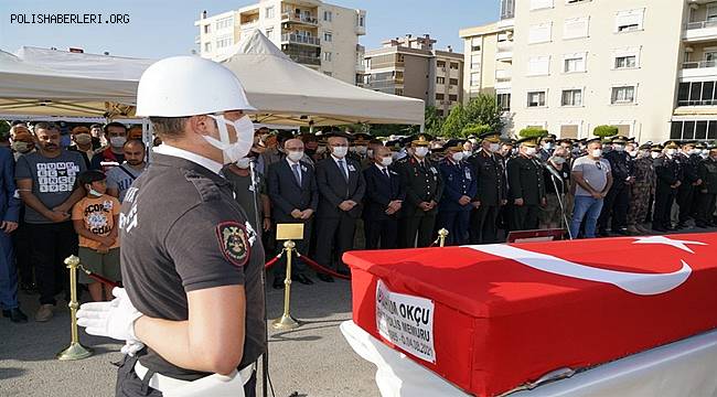 Polis Memuru İbrahim Okçu Son Yolculuğuna Uğurlandı