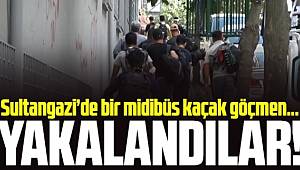 Sultangazi'de kaçak göçmen operasyonunda 25 kaçak göçmen yakalandı