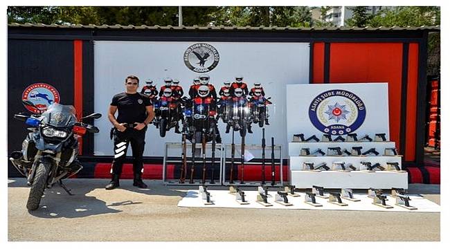 Adana'da 74 ruhsatsız silah ele geçirildi