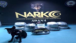 Adana'da sebze kasaları arasında 101 kilo 250 gram esrar ele geçirildi.