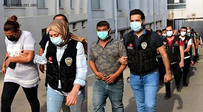 Adana'da uyuşturucu operasyonunda 9 şüpheli tutuklandı