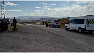 Ağrı'nın Diyadin ilçesinde okul servislerine yönelik denetim yapıldı