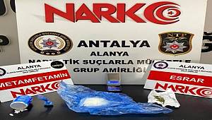 Alanya'da uyuşturucu operasyonu 