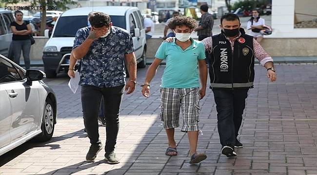 Alanya'da uyuşturucu operasyonunda iki şüpheli tutuklandı 