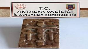 Antalya'da tarihi eser operasyonunda 2 şüpheli yakalandı