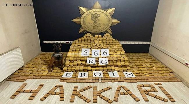 Bakan Soylu Yüksekova'da 566 kilogram eroin ele geçirildiğini bildirdi