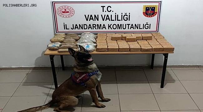 Başkale'de 'Togo' ile yapılan operasyonda 51 kilo eroin ele geçirildi