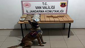 Başkale'de 'Togo' ile yapılan operasyonda 51 kilo eroin ele geçirildi