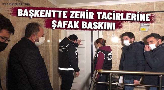 Başkentte uyuşturucu tacirlerine şafak operasyonu 290 gözaltı