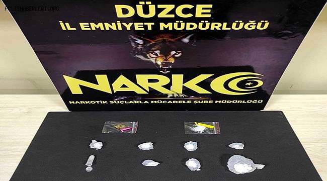 Düzce'de polisten uyuşturucu operasyonu, 1 kişi tutuklandı