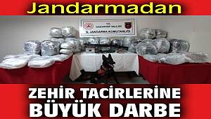 Gaziantep İl Jandarmadan uyuşturucu tacirlerine büyük darbe