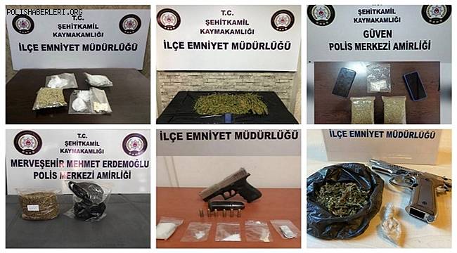 Gaziantep'te 1 haftada uyuşturucudan 20 tutuklama