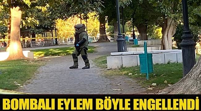 Gaziantep'teki bombalı eylem girişimi polisin dikkatiyle engellendi