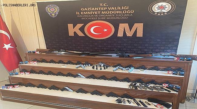 Gaziantep ve Kilis'te silah kaçakçılığı operasyonunda 24 şüpheli yakalandı