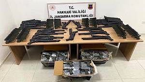 Hakkari'de 22 av tüfeği ve 380 tabanca gövdesi ele geçirildi
