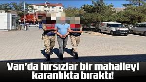 Hırsızlar bir mahalleyi karanlıkta bıraktı