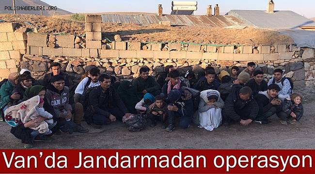 Jandarma'dan Operasyon Van'da 34 Mülteci Yakalandı