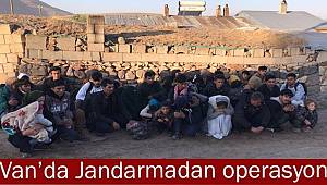 Jandarma'dan Operasyon Van'da 34 Mülteci Yakalandı