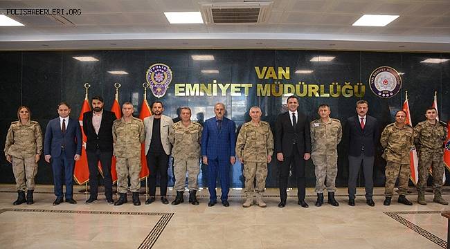Jandarma Komutanı Hüseyin Bekmez'den Emniyet Müdürü Atanur Aydın'a Ziyaret 